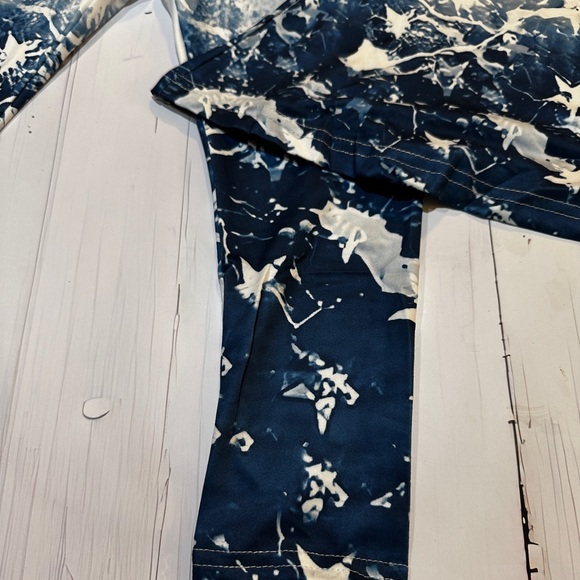 New, Boutique Patriotic 4th of July 2 Pc Girls Outfit, Tunic And Leggings 5-6Y - Picture 3 of 5